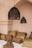 The Raffia Cushion Cover Square - Natural - 60x60 - Labohemian