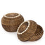 The Colonial Peek - a - Boo Basket - Natural Brown - S - Labohemian