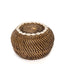 The Colonial Peek - a - Boo Basket - Natural Brown - S - Labohemian