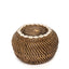 The Colonial Peek - a - Boo Basket - Natural Brown - S - Labohemian