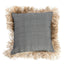 The Cotton Bonita Cushion Cover - Natural Black - 60x60 - Labohemian
