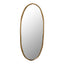 Limera Brass Alu Oval Mirror Irregular Border M - Labohemian