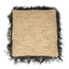The Raffia Cushion Cover Square - Natural Black - 60x60_40 - Labohemian