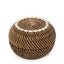 The Colonial Peek - a - Boo Basket - Natural Brown - M - Labohemian