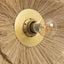 De Double Trouble Muurlamp - Naturel Goud - M
