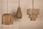 Erandi Natural reed hanging lamp egg shape round - Labohemian