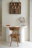 The Papua Shell Disc on Stand - White - M - Labohemian