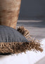 The Cotton Bonita Cushion Cover - Natural Black - 60x60 - Labohemian