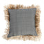 The Cotton Bonita Cushion Cover - Natural Black - 60x60 - Labohemian