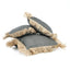 The Cotton Bonita Cushion Cover - Natural Black - 40x40 - Labohemian