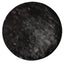Flavia Black Viscose Handwoven Carpet Round S - Labohemian