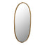Limera Brass Alu Oval Mirror Irregular Border M - Labohemian