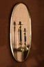 Limera Brass Alu Oval Mirror Irregular Border M - Labohemian