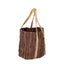 Cherree Dark Brown Jute Leather Round Basket (set of 2)