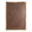 Elasah Brown Wooden Rect Wall Panel Swirl Pattern - Labohemian