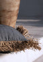 The Cotton Bonita Cushion Cover - Natural Black - 60x60 - Labohemian