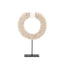 The Papua Shell Disc on Stand - White - M - Labohemian