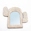 The Cactus Shell Mirror - White