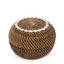 The Colonial Peek - a - Boo Basket - Natural Brown - M - Labohemian