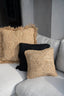 The Raffia Flores Cushion Cover Square - Natural - 40x40 - Labohemian