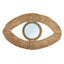 The Raffia Eye Mirror - Natural - M - Labohemian