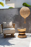 The Wonton Floor Lamp - Pendant - Natural - Labohemian
