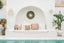 De Mengdong Muur Deco - Naturel Wit