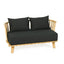 The Malawi Two Seater - Natural Black - Labohemian