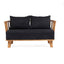 The Malawi Two Seater - Natural Black