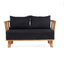 The Malawi Two Seater - Natural Black